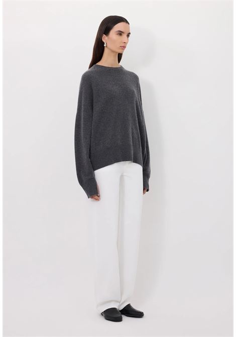 anaa round neck sweater woman anthracite LOULOU DE SAISON | ANAA LDSANTHRACITE